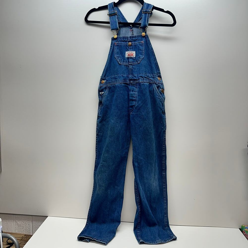 Round House Denim Overalls Youth Size 14
